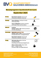 Monatsprogramm