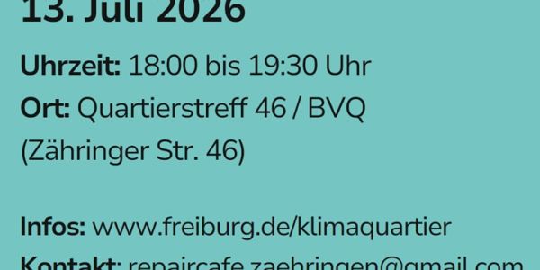 Repair-Café Zähringen Planungstreffen 