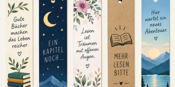 Lesezeichen gestalten 